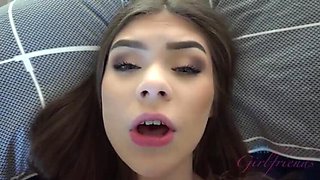 Amateur POV Sex with Hot Teen Winter Jade - Intimate Creampie & Orgasms