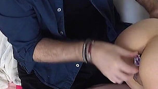 Spanking, Duct Tape and Magic Wand Torment - Nerdy Asian Girl Learns the Lesson
