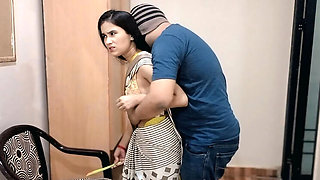 Desi Bhabhi Rough Fuck - 18 Year Old Tight Pussy Destroyed in Doggy Style