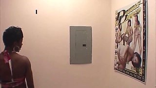 Amateur Ebony COUGAR Rails White Boner in Numerous Postures