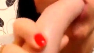 Blonde Cougar Plays with Sex Toy on Webcam