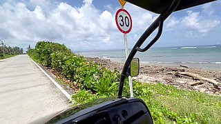 Tourist Fucks a Beautiful Colombian He Finds on an Island! - Abella Olsen