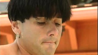 Blonde is flashing her big boobs in the outdoors