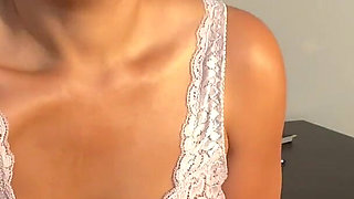 Ebony Secretary JOI: Satin Blouse, Pantyhose, Panty Fetish-monica Jade