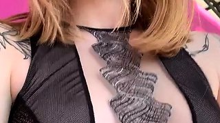 Curly Blonde Teen Records Solo Dildo Masturbation