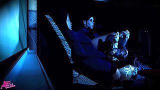 Rainy Night Rendezvous: Kylie's Nylon Surprise