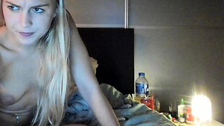 Blonde teen Sierras first erotic masturbation video