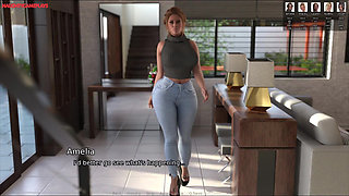 MILF Landlady Caught Her Pervert Tenant Sniffing Her Used Panties - Blacked House Ep09 3D Porn Game