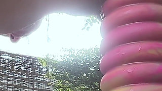 Teen Anal Fisting on the Yard