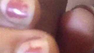 MILF Stepmom Married Woman Licks Boyfriend Big Dick Eats Sperm