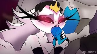 Hazbin Hotel Hentai: Rough Fucking Queen Stella in Every Hole - Helluva Boss Cartoon Porn