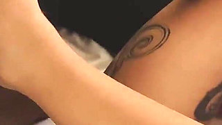 Big Booty Brunette Gives an Amazing Cock Massage