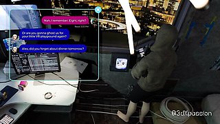 Erotic hottie's 3d animated porn