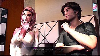Tight pussy, animated cartoon, big boobs