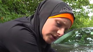 taxi driver fucks cheeky muslim girl