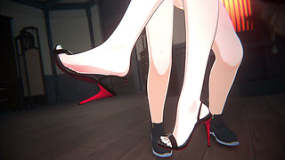 Honkai Star Rail - Ruan Mei Rides Caelus Cock Hard Until Mutual Orgasm - 3D Hentai Animations