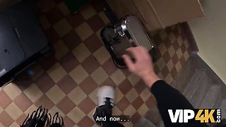 Vip4k. nasty 18-year-old becomes a cumslut because of debt