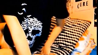 Emo Amateur Girl Masturbating on Webcam