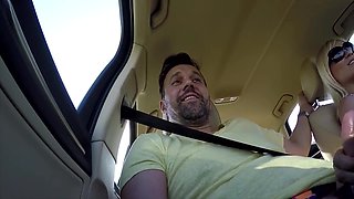 First Hands On The Steering Wheel Then Mouth On The Cock - Titus Steel And Jasmine Rouge