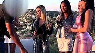 Real amateur skanks have group sex at slutty party in hi def