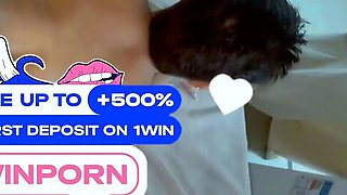 Hung Brazilian bitch gave me a steaming blowjob, cum in my