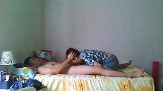 Submissive Teen Chinese Slut Sucks My Dick and Swallows My Cum