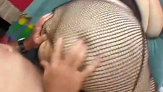 Blonde fat fucking masturbating