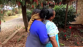 Huge Boobs BBW Black Lesbians Fuck Dildo
