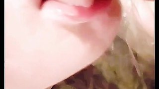 Nasty BBW Drinking Mick Stabbers Piss