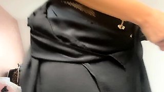 Nasty brunette pornstar with big boobs