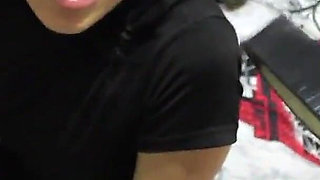 Stepdaughter Is Punished with Hard Sex Without a Condom for Her Bad Grades and He Cums Inside Her.