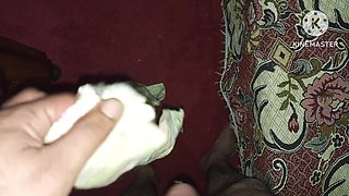Punjabi Jatti Caught Bihari Masturbate in Her Bathroom and Punish Him