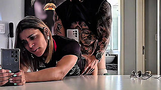 Intense Fucking in Front of the Mirror with Delicious Internal Cumshot Ends in Squirt