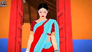 Hot Indian Bhabhi Gangbang - Milkman & Landlord Fuck Desi Aunty Hard