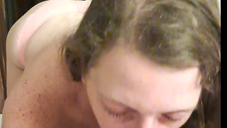 I Wank Outside My Step Sisters Bathroom to See if She Will Touch My Dick or Ask Me to Leave