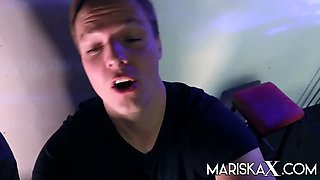 MARISKAX \u2013 Olga Love and Dacada gangbanged by six guys