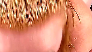 SSBBW Julie Ginger Feasts on Cock & Cum POV