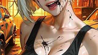 Hot Big Tits Mechanical Teen Rides Her Favorite Client's Big Cock - AI-Generated Content