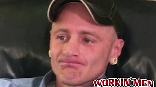 Dude strips down and shows off all his tats and piercings