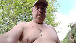 Chubby Master Pig Pascal Jerk off with Mud