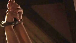 Girl on girl video with mystery women from Bound Heat