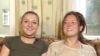Ersties: Sofie gets munched by a girl for the very first time