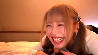 Amateur Asian College Teen Gives Blowjob