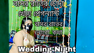Pregnant having sex on the wedding night dirty talk