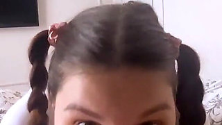 Slutty Stepsister Just Want to Suck Cock and Swallow Cum