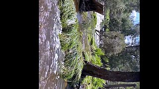 Public Nude Adventures Flooding River Handjob