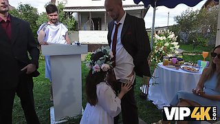 Vip4k. two teenage brides interchange hubbies
