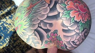 Tatted Split Tongue Slut Tiger Lilly Worships My Dick