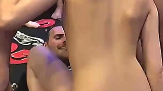 Khadisha Latina Banged in Cum Land Gangbang