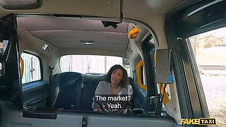 Faux cab Super Sexy french black babe has labia fucked by italian stud